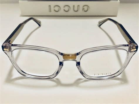 gucci glasses clear frame|Gucci frames for prescription glasses.